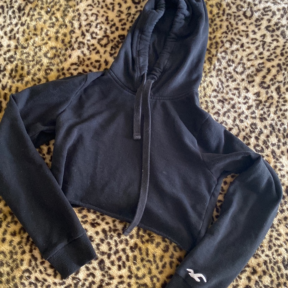 Hollister cropped hoodie